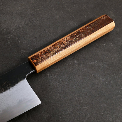 Gyuto 240mm B1D Aogami #1 Damascus Clad Cherry & Oak – view 6