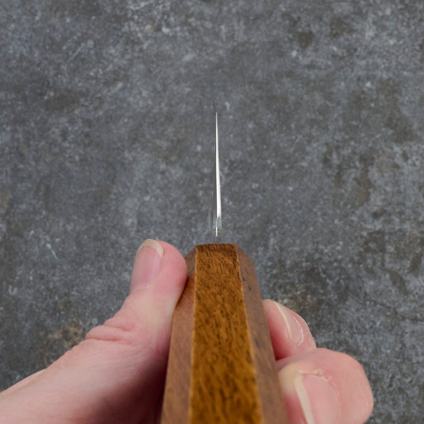 Bunka 180mm Junpaku Shirogami #1 – handle detail
