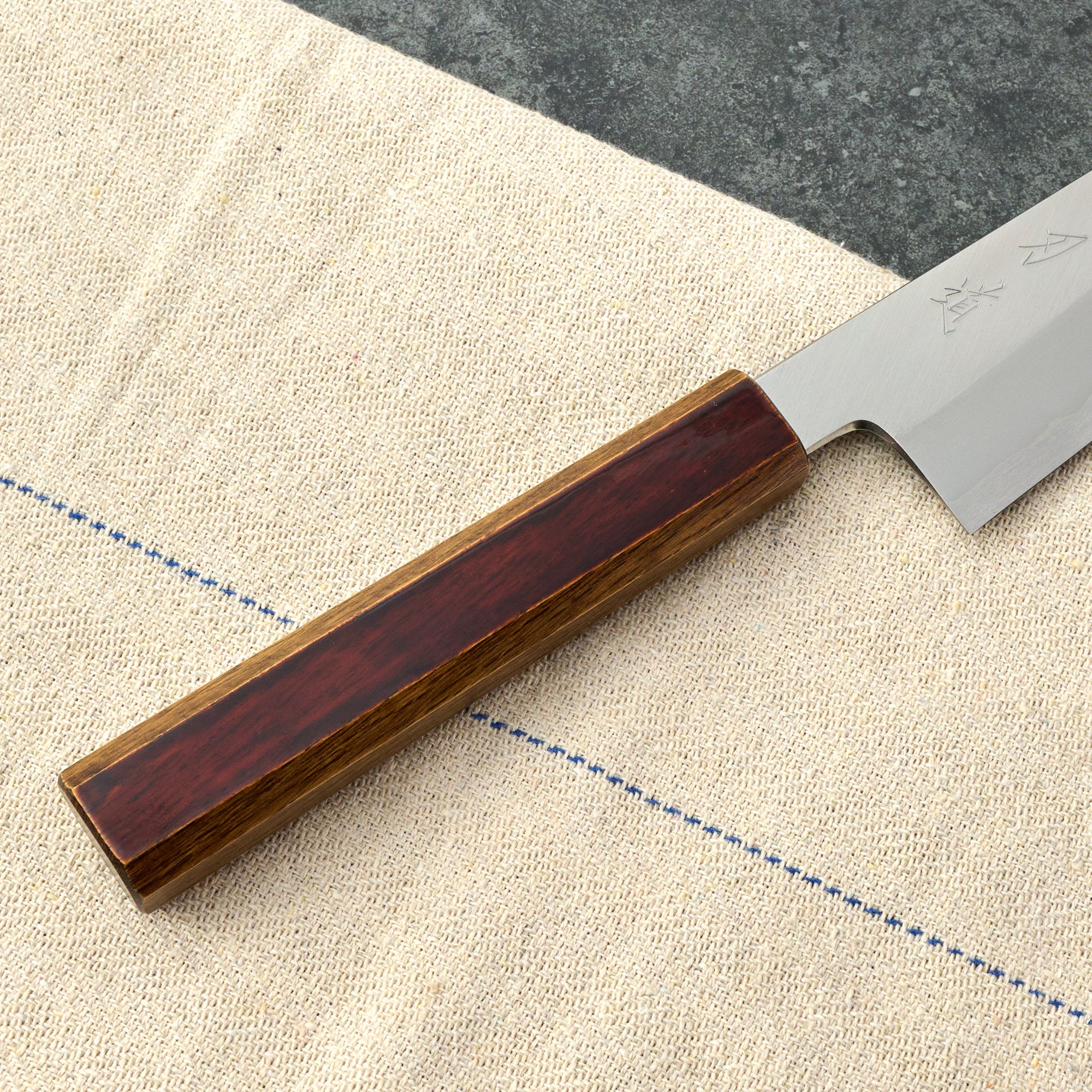 Nishida Iron Clad Shirogami 1 Kurouchi Gyuto 210mm – Sugi Cutlery