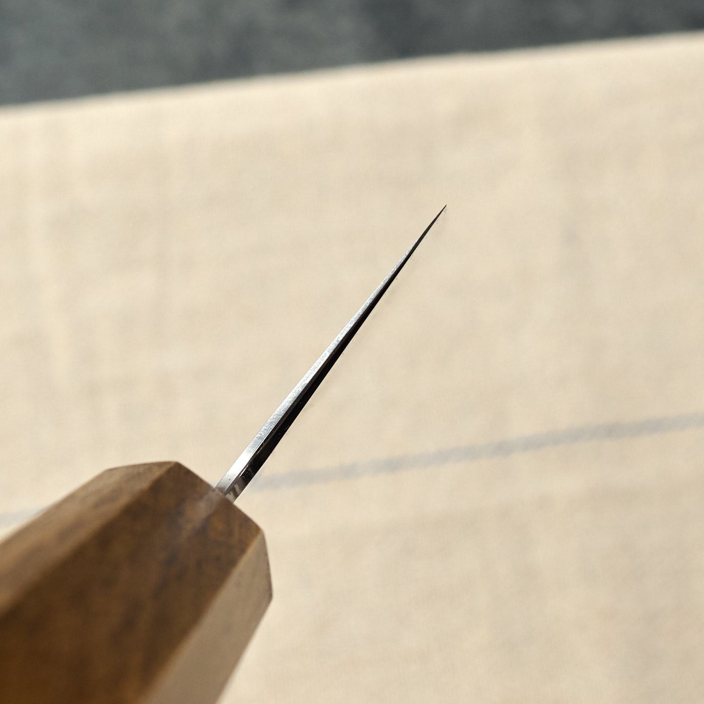 Gyuto 240mm Junpaku Shirogami #1 – side profile