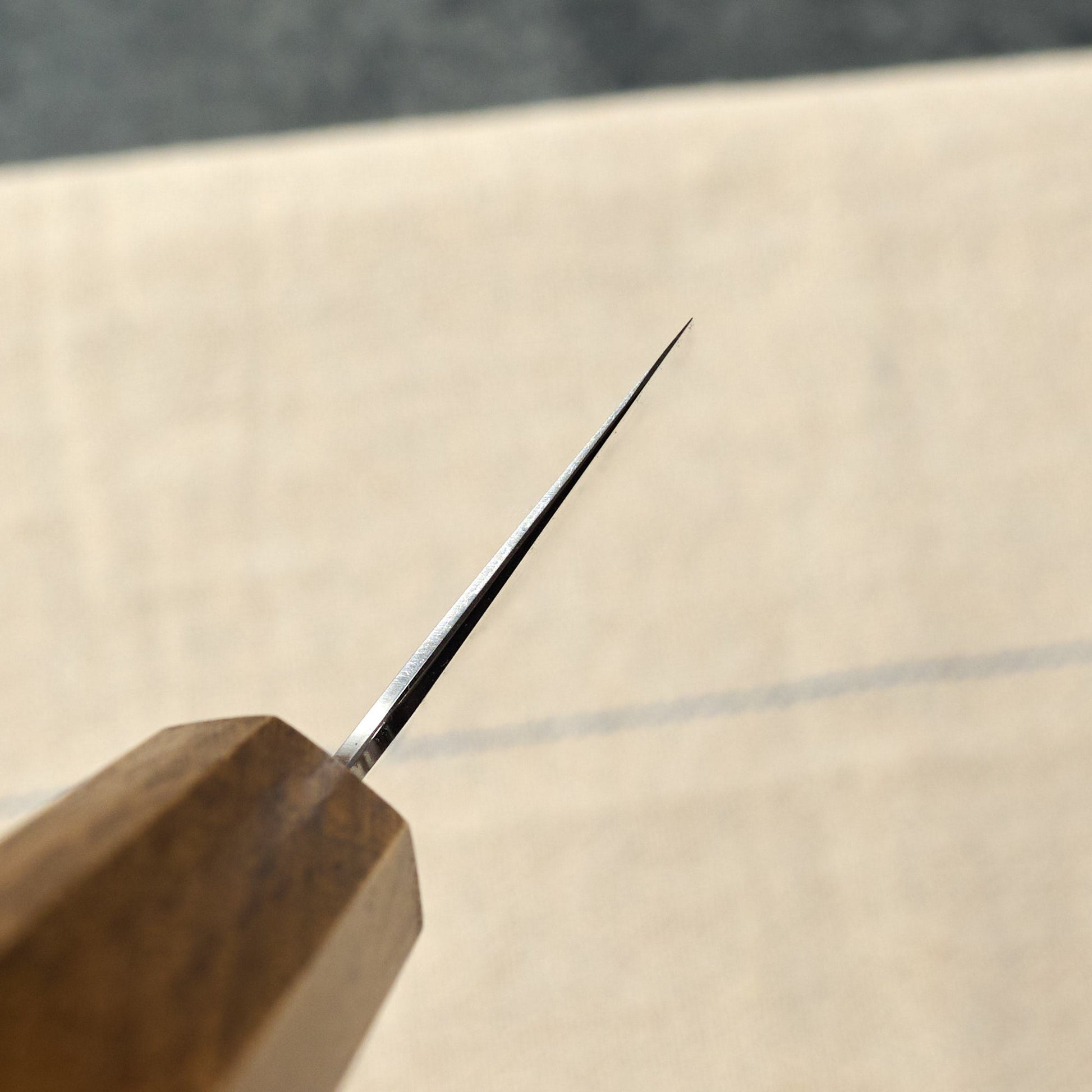 Gyuto 240mm Junpaku Shirogami #1 – side profile