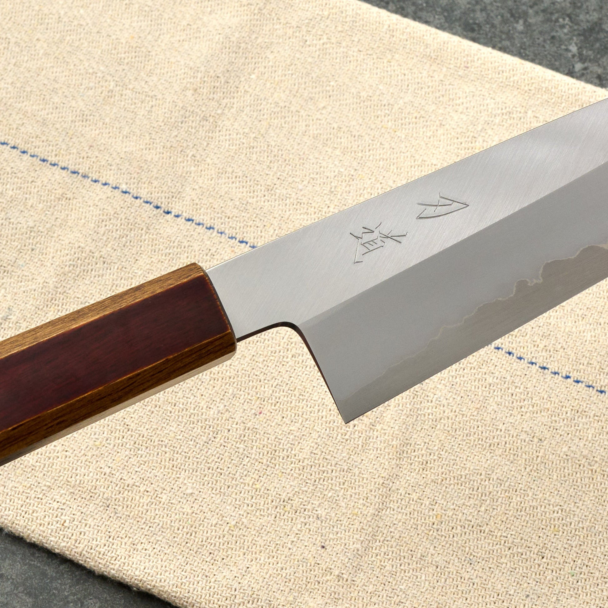 Santoku 180mm Junpaku Shirogami #1 – view 6