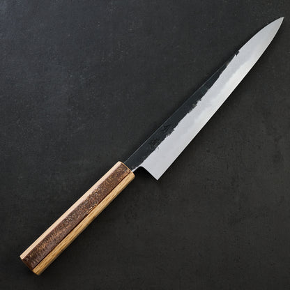 Sujihiki 270mm B1D Aogami #1 Damascus Clad Cherry & Oak