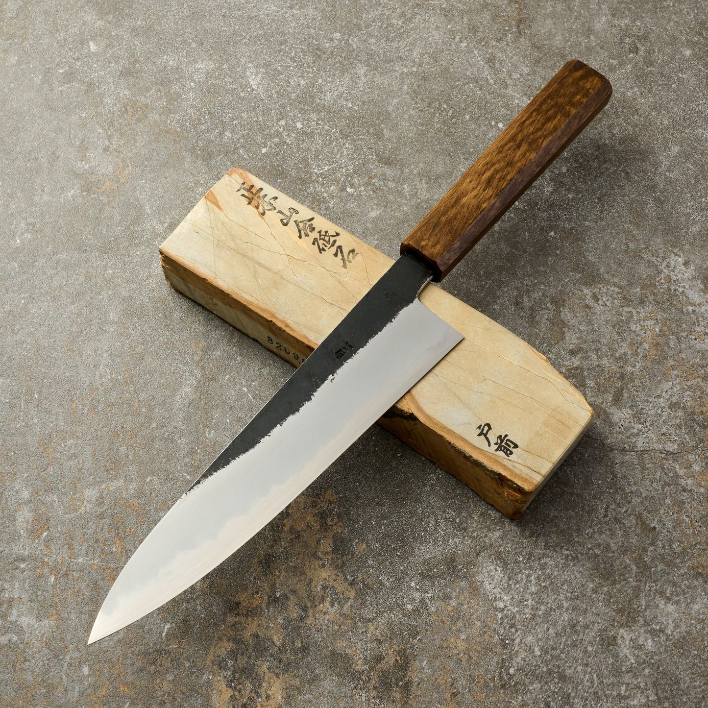 Gyuto 210mm Sumi Shirogami #2 – detail view
