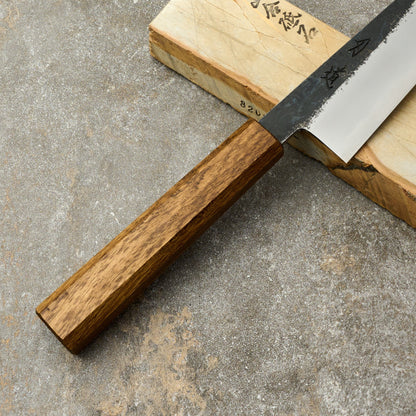 Gyuto 210mm Sumi Shirogami #2 – blade close-up