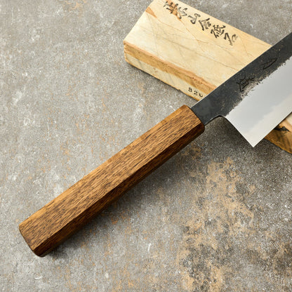Gyuto 240mm Sumi Shirogami #2 – blade close-up