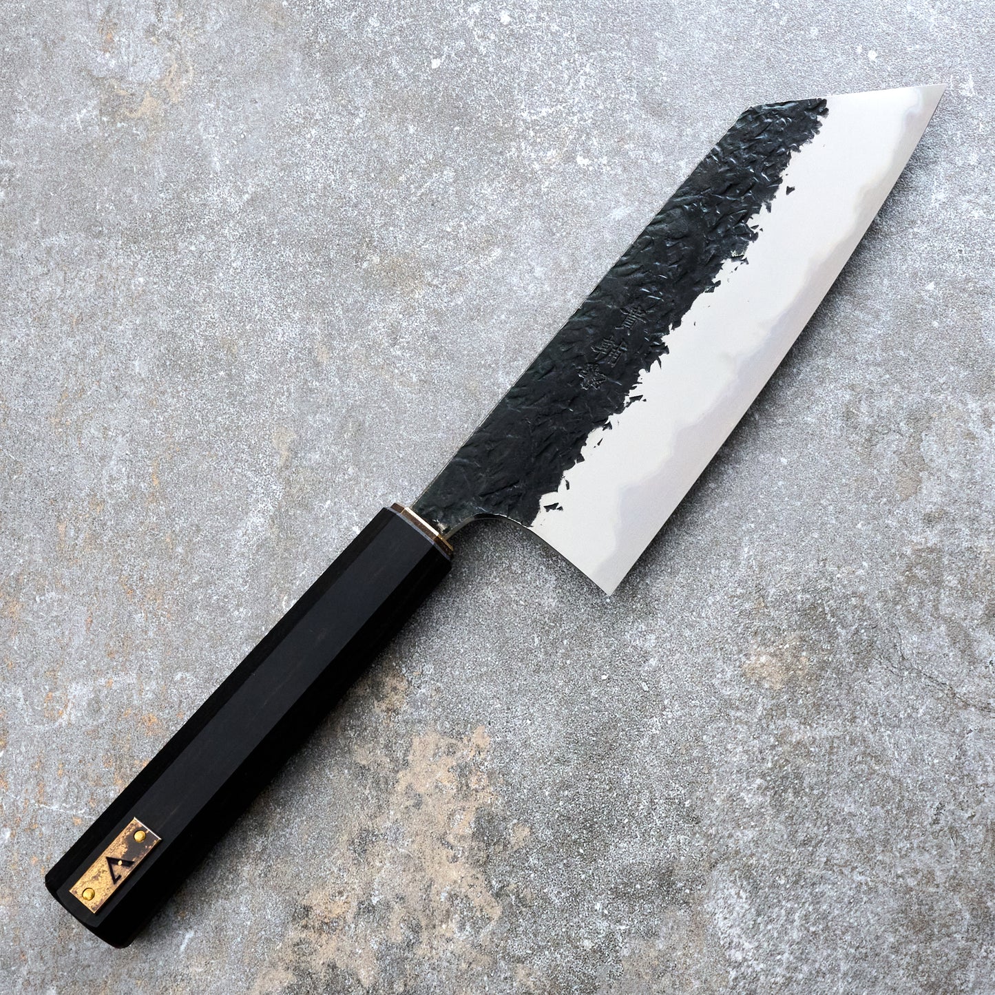 HADO X Manaka X Adonis | Bunka 170mm Blue #2 Warikomi Stainless Clad