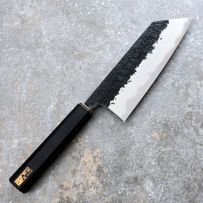 HADO X Manaka X Adonis | Bunka 170mm Blue #2 Warikomi Stainless Clad