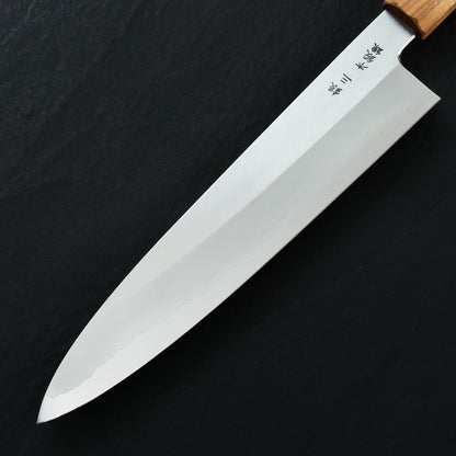 Gyuto 240mm Ginsan Silver 3 Cherry – detail view