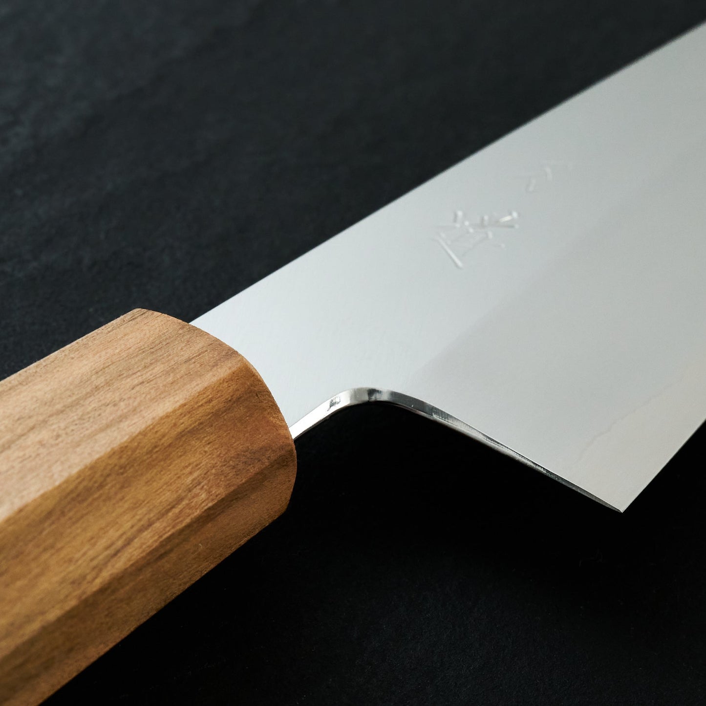 Gyuto 240mm Ginsan Silver 3 Cherry – blade close-up