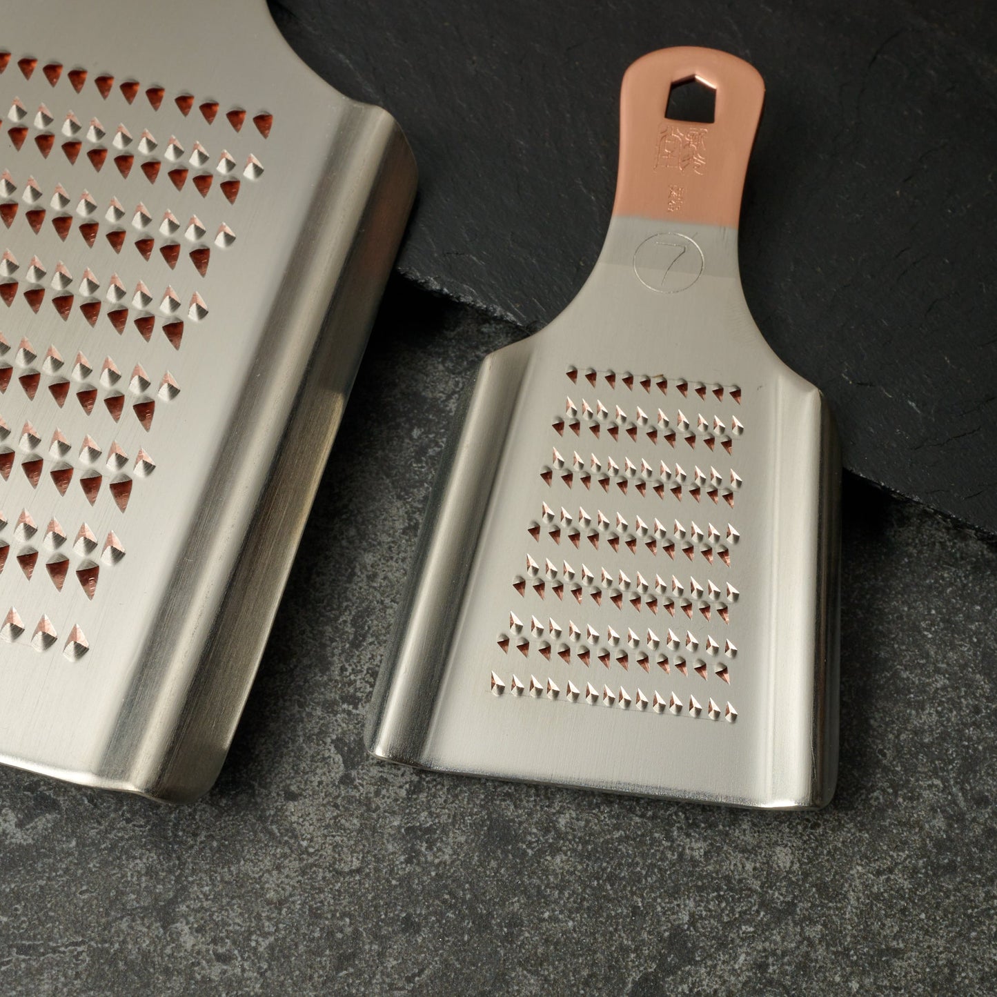Pure Copper Hand Grater – handle detail