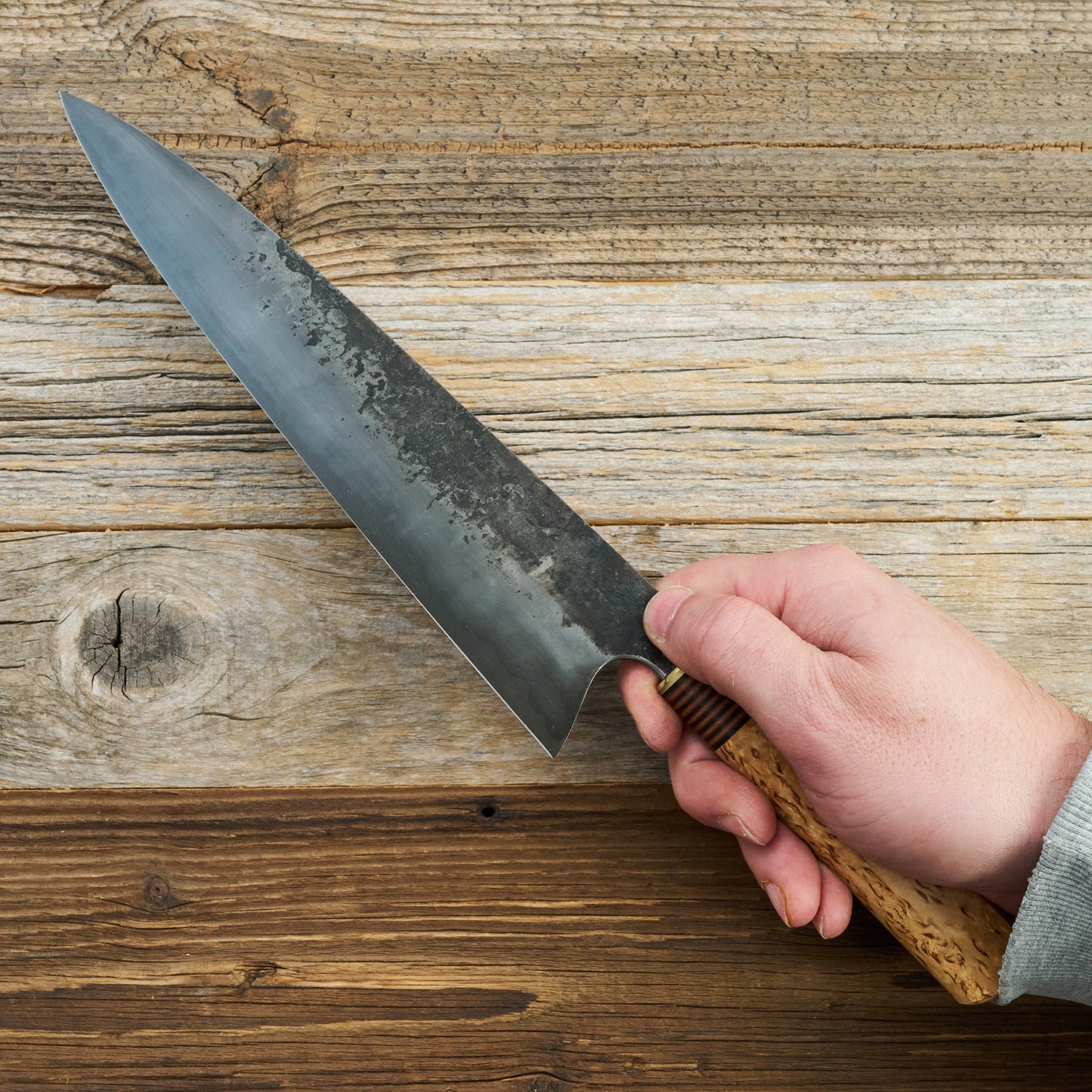 Gyuto Apex Ultra Iron Clad Masur Edition – side profile