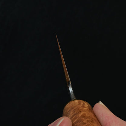 Isa Smedjan X Myojin Gyuto 245mm Spicy White, Eucalyptus Burl & Brass – view 6