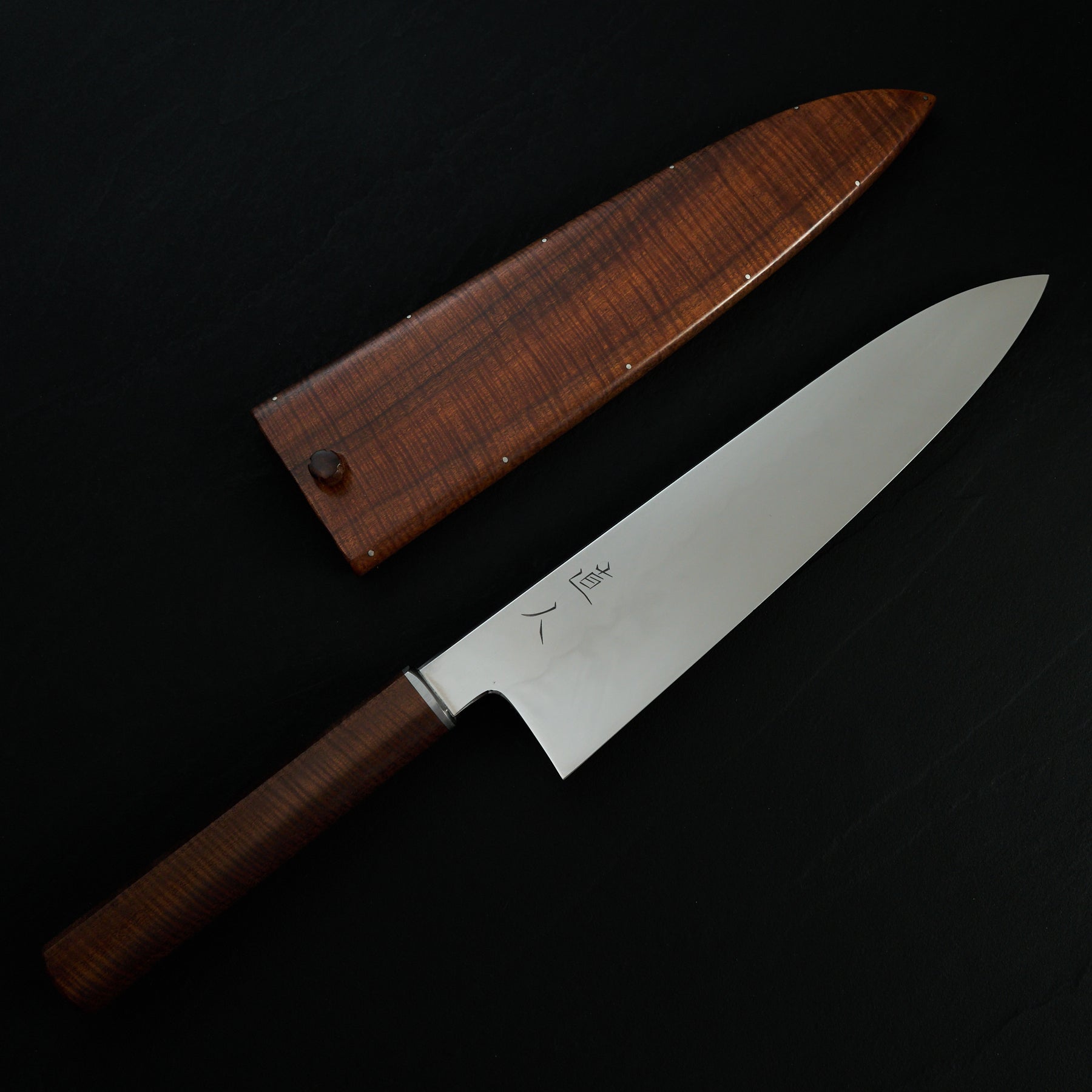 Isa Smedjan X Myojin Gyuto 245mm Spicy White, Western Myall & Stainless Steel – view 7