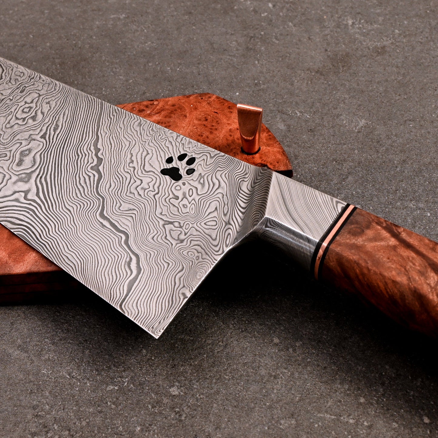 Isasmedjan X Naohito Myojin Gyuto 235mm Integral Damasteel – view 11