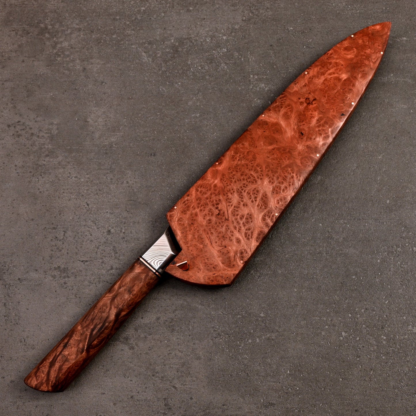 Isasmedjan X Naohito Myojin Gyuto 235mm Integral Damasteel – view 9