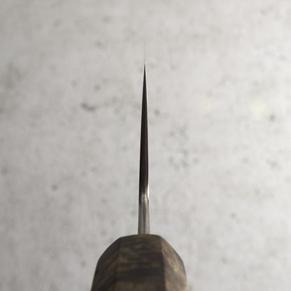 Isasmedjan Gyuto 230mm Honyaki 26c3 "Spicy White" - Choil
