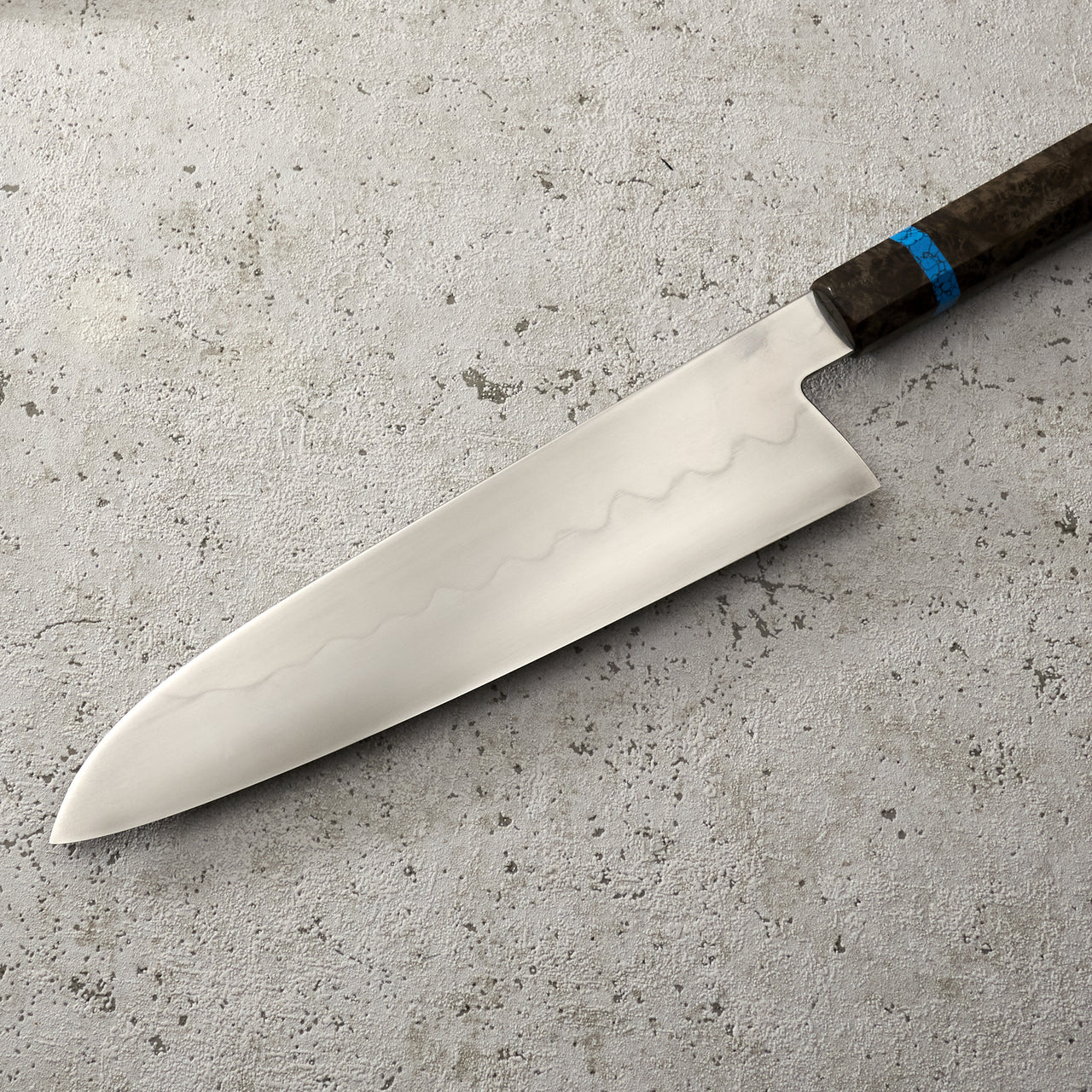 Isasmedjan Gyuto 230mm Honyaki 26c3 "Spicy White" - Profile