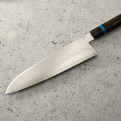Isasmedjan Gyuto 230mm Honyaki 26c3 "Spicy White" - Profile