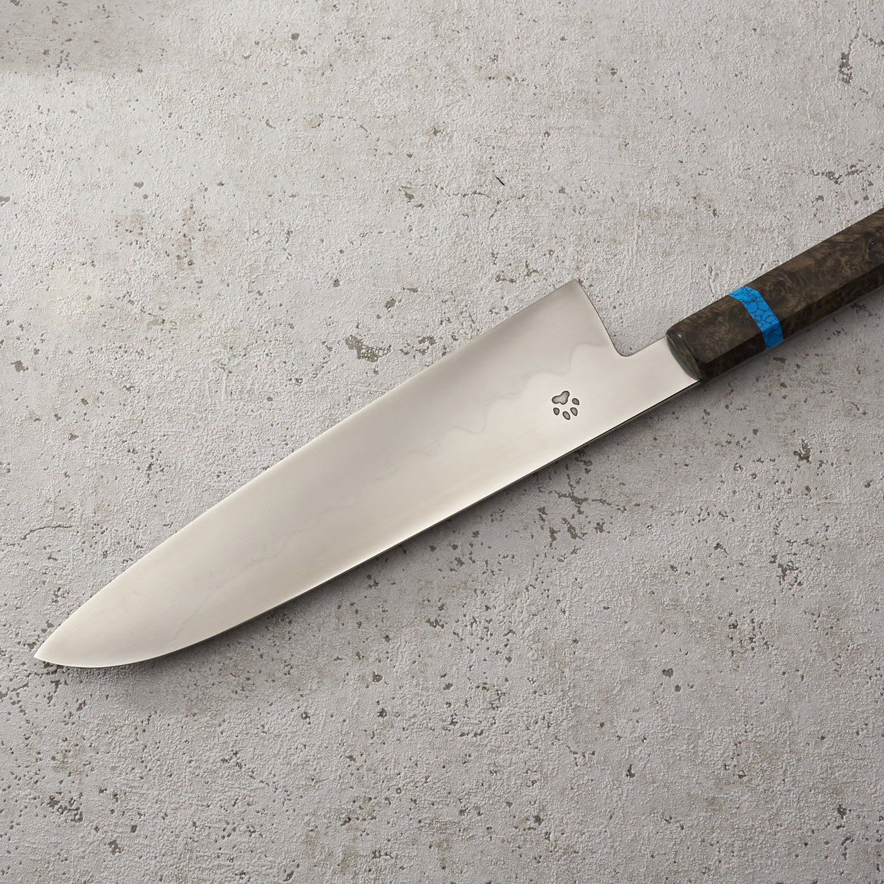 Isasmedjan Gyuto 230mm Honyaki 26c3 "Spicy White" - Profile