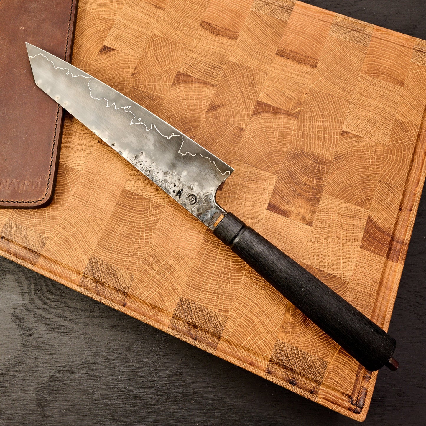 K-Tip Gyuto 230mm GoMai Aogami Super Core – detail view