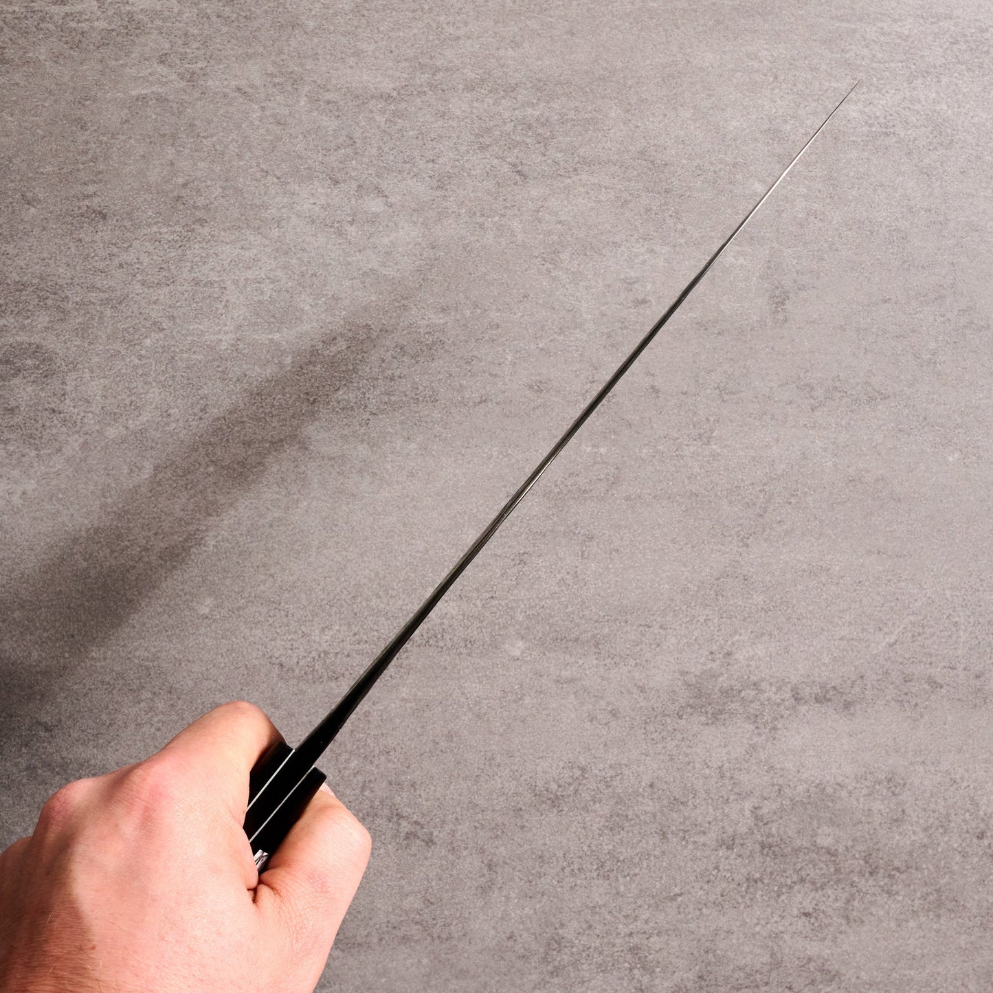 Kamon X Huber Gyuto 260mm Denty Blackout Full Tang – view 7