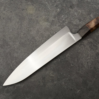 Lew Griffin Gyuto 220mm AEB-L Stainless Steel - "S" Grind - Profile