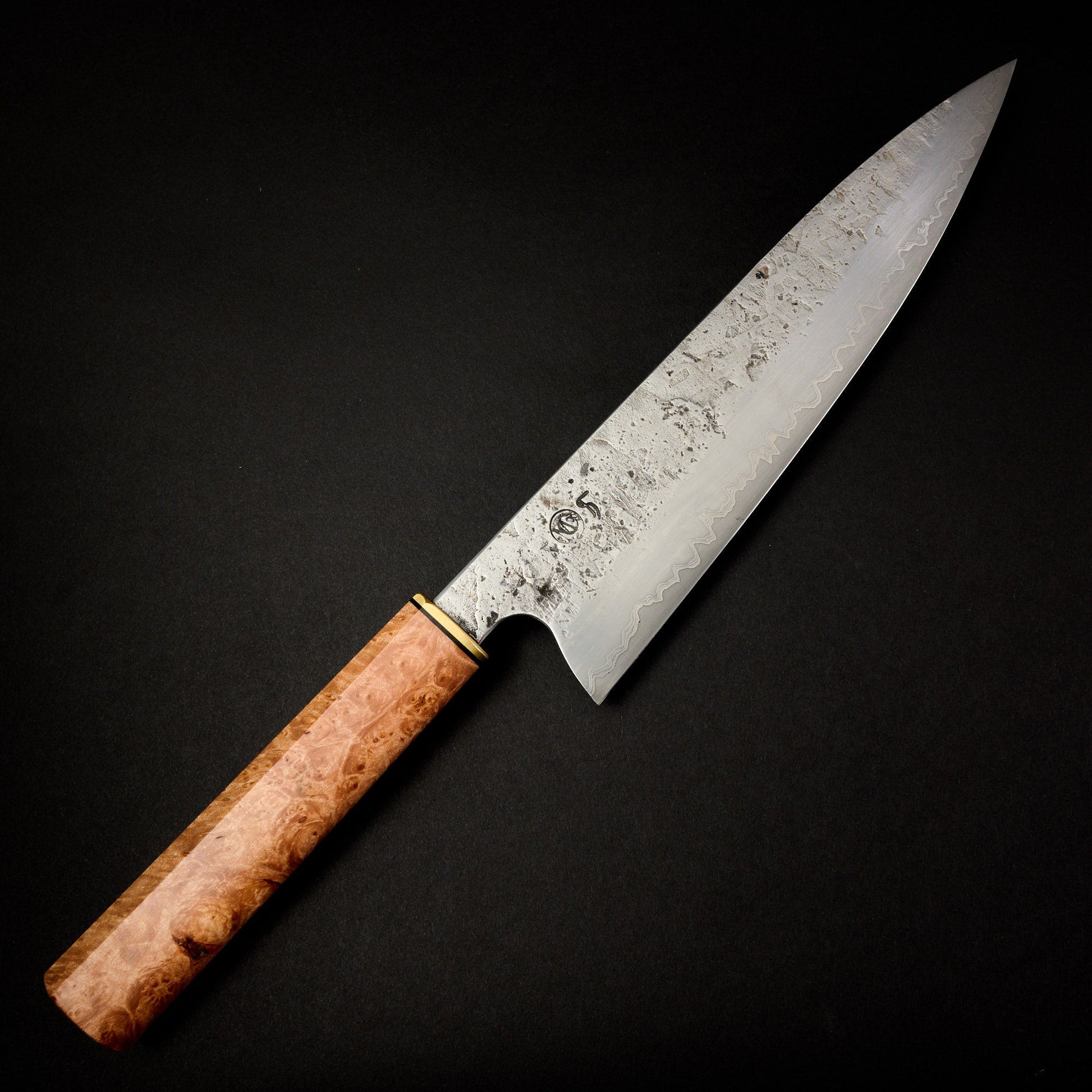 Gyuto 230mm OB Steel Limited Edition – side profile