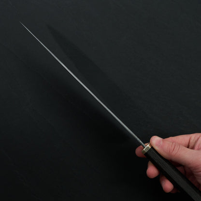 Gyuto 230mm Damasteel Clad Apex Ultra GoMai By Tobias Hangler & Erik Gulikson – detail view