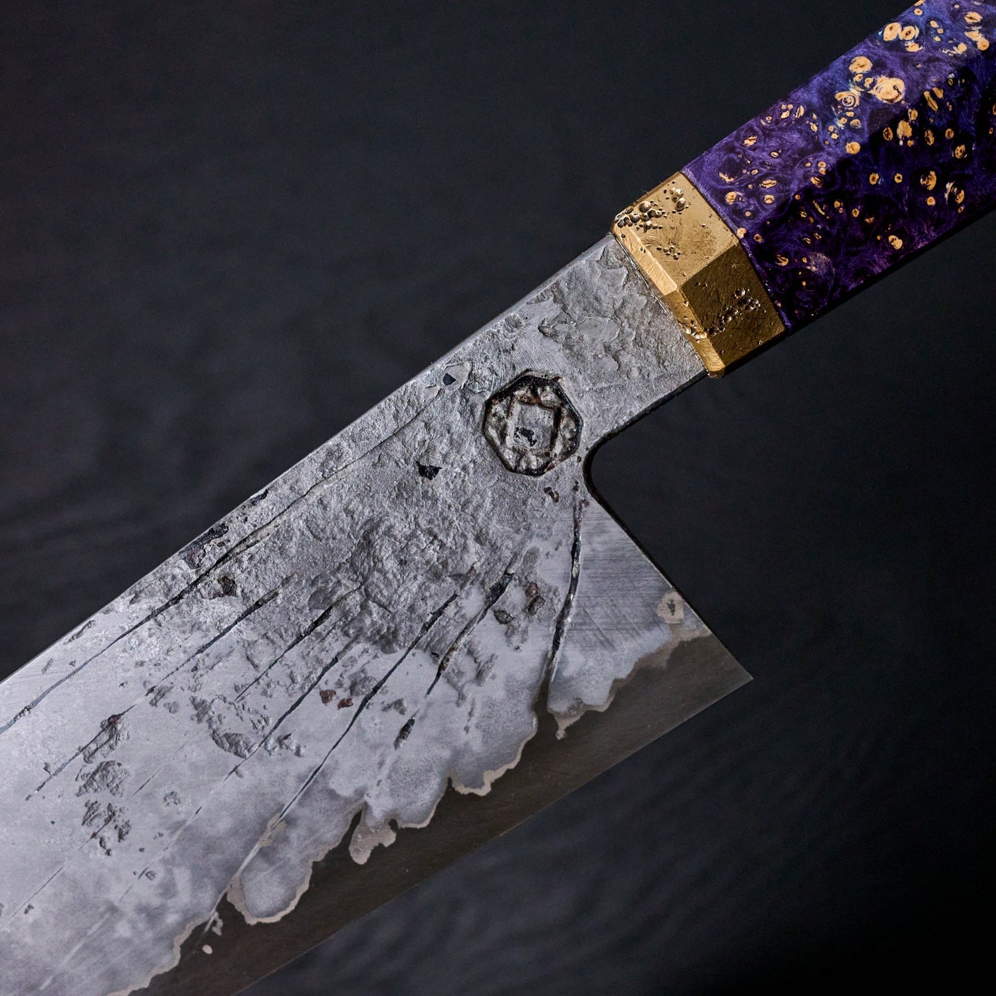 Nakiri 155mm GoMai 1.2419 – detail view