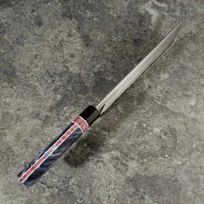 Nakiri 175mm Vtoku2 Stainless Clad Cottonwood Frame Handle – view 6