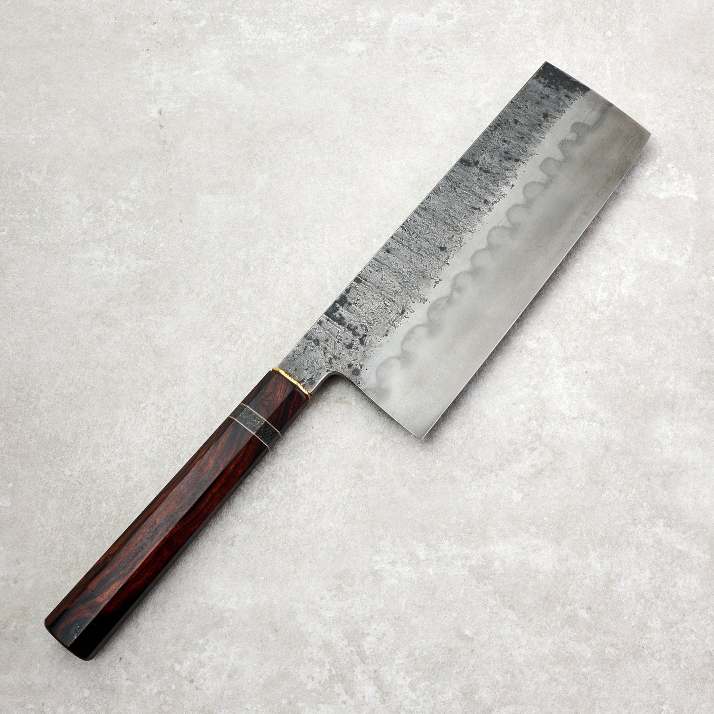 Nakiri 200mm Honyaki 135CR3 – detail view