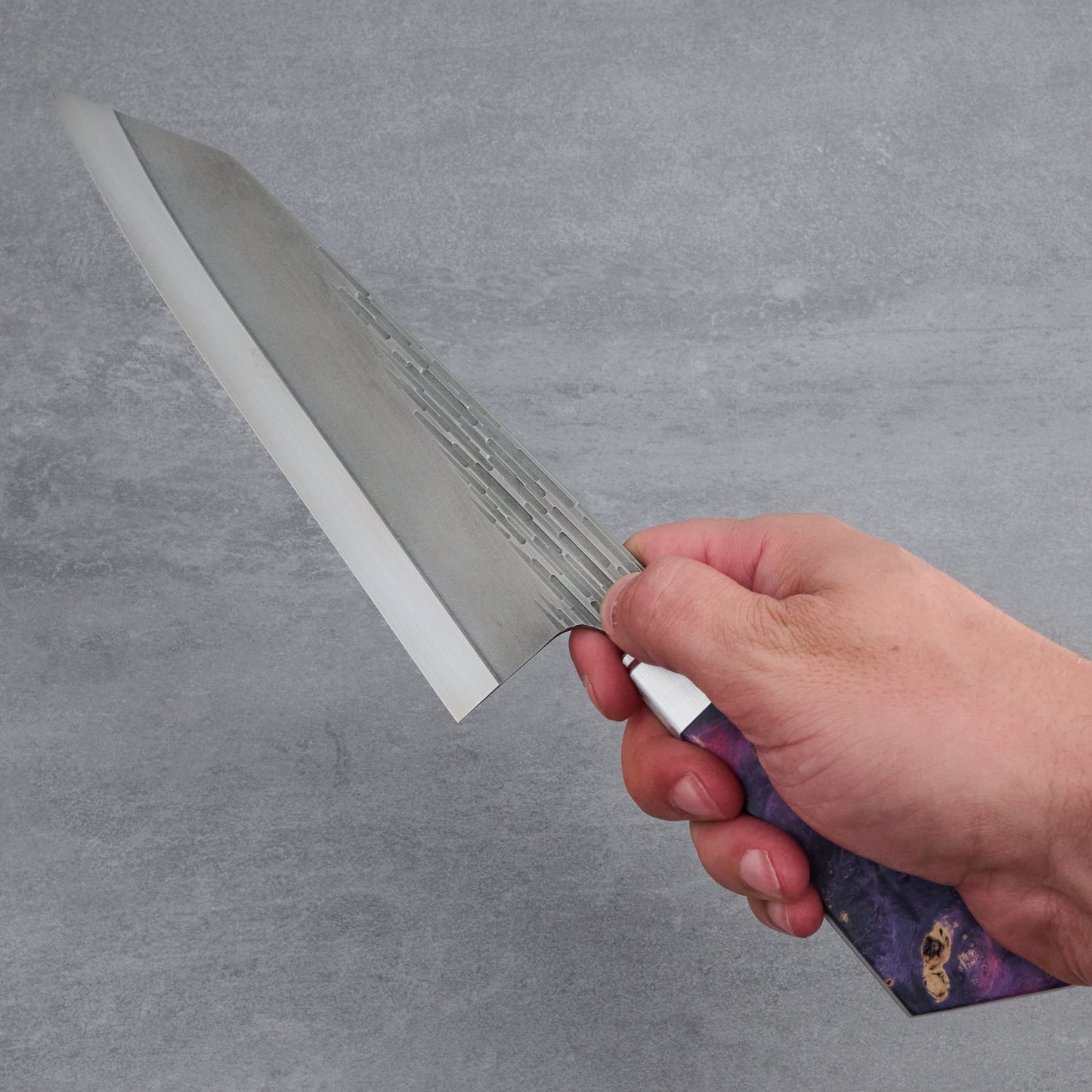 ScheepersBuilt X Oliver Märtens Gyuto 220mm – blade close-up