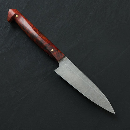 Paring 100mm RWL34 Australian Rosewood & Brass – detail view