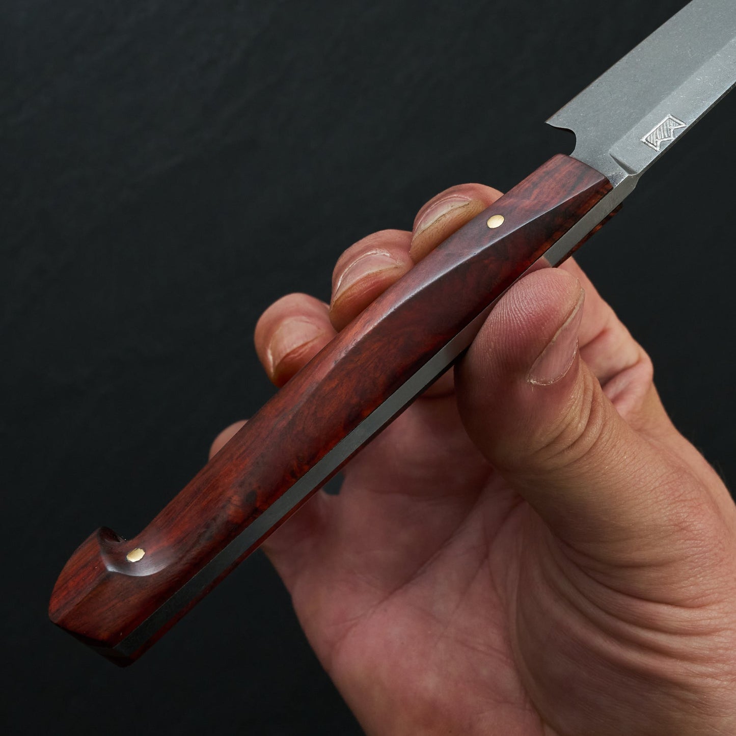 Paring 100mm RWL34 Australian Rosewood & Brass – view 6