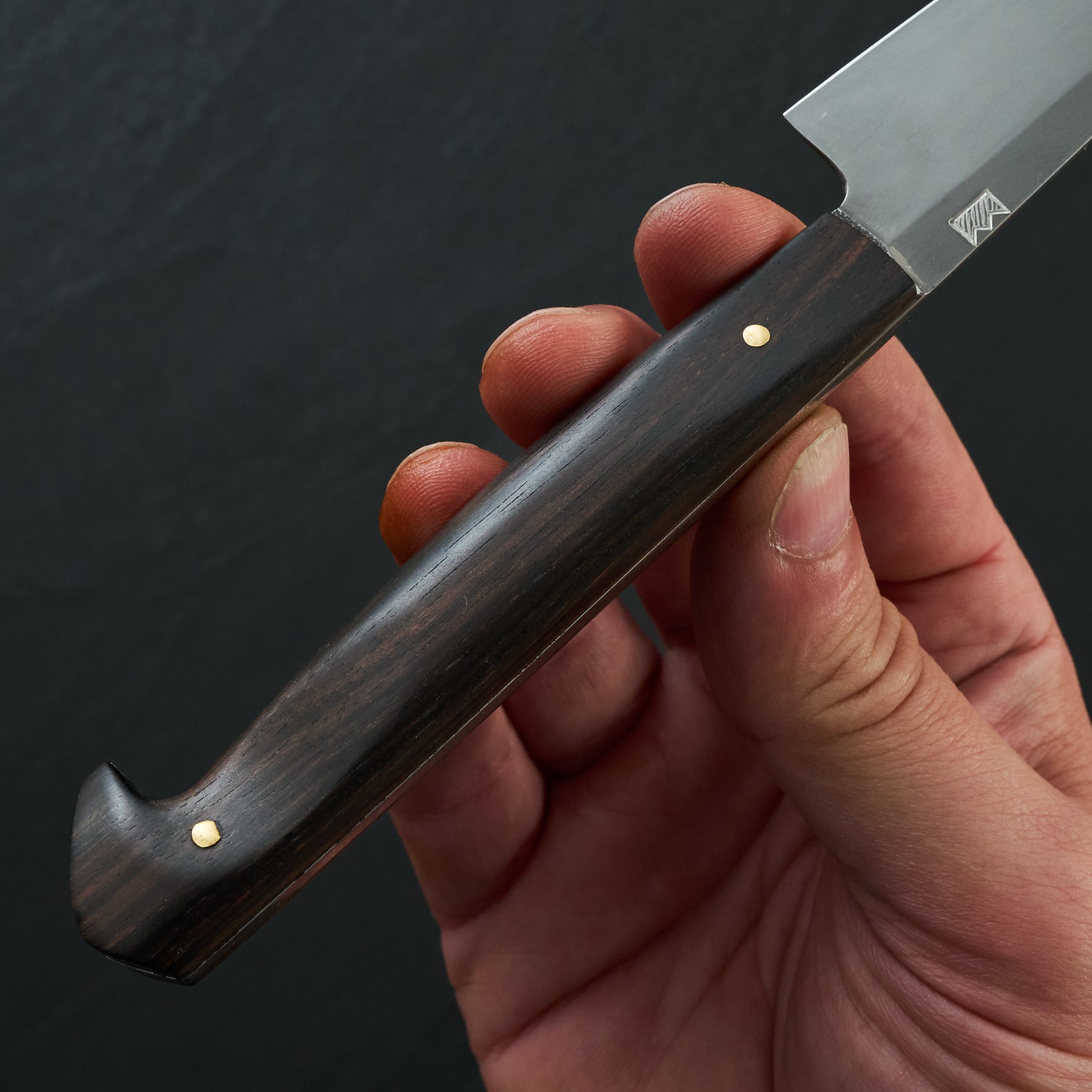 Paring 100mm RWL34 Palisander de Madagaskar Ebony – blade close-up