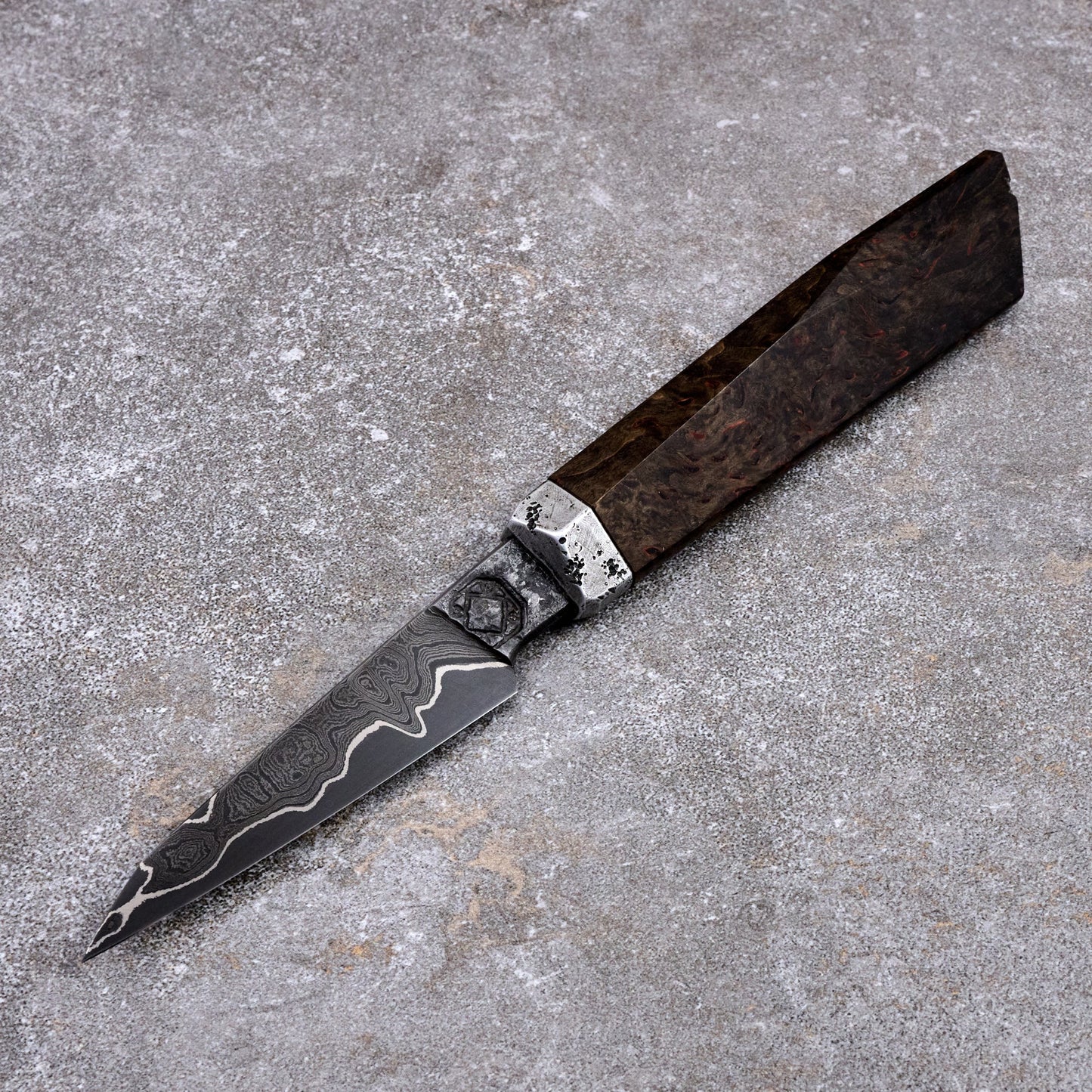 Huber X Karyś Parer 75mm GoMai Damascus, Nickel & Apex Ultra – view 7