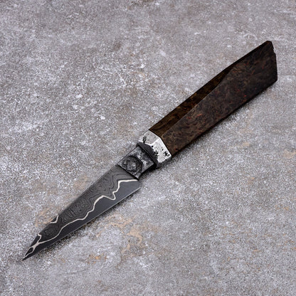 Huber X Karyś Parer 75mm GoMai Damascus, Nickel & Apex Ultra – view 7