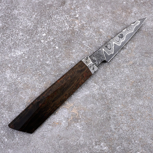 Huber X Karyś Parer 75mm GoMai Damascus, Nickel & Apex Ultra