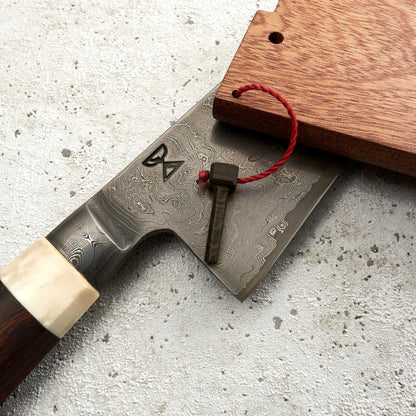 Radiona Breg Gyuto 250mm 1.2562 Damascus Clad Integral - Saya