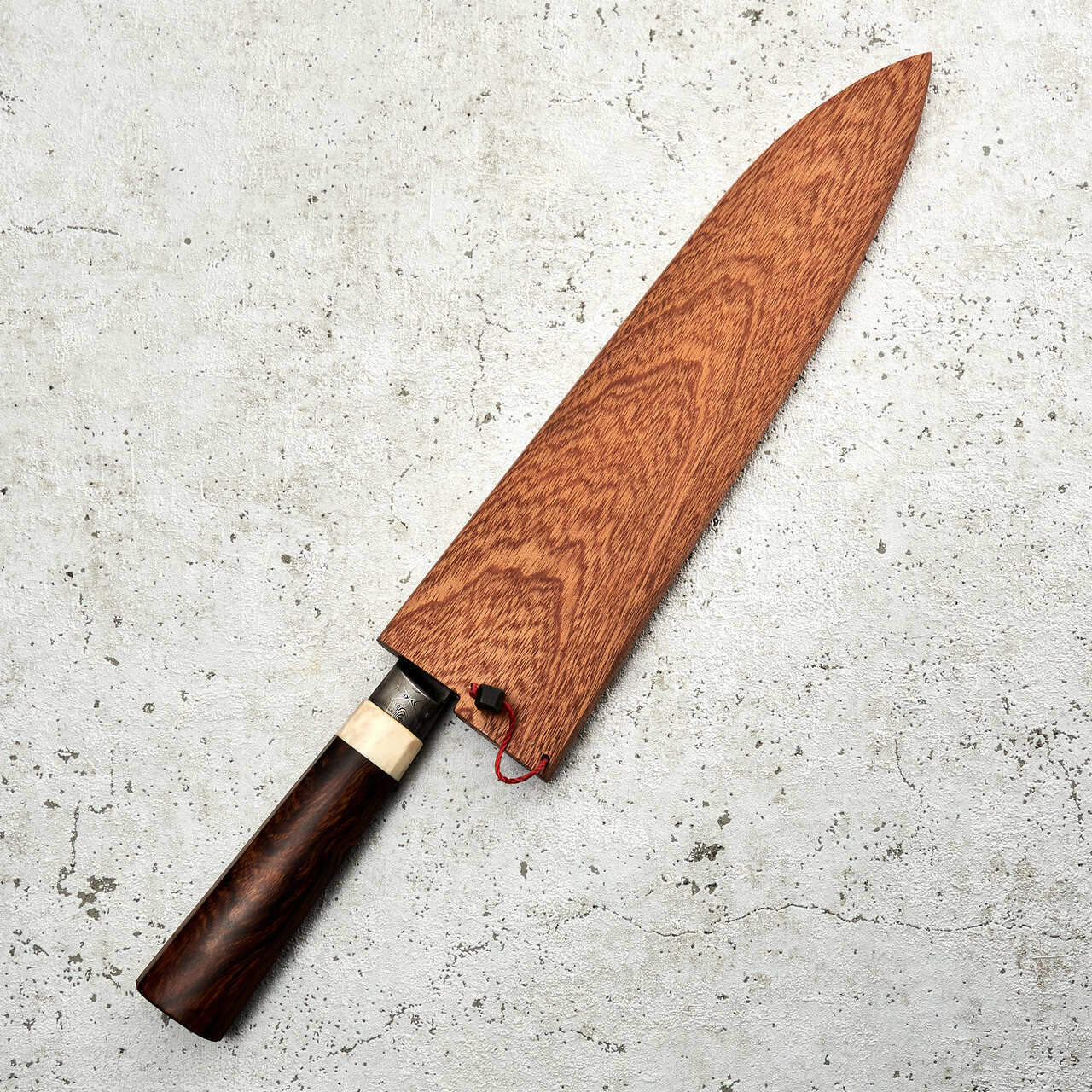 Radiona Breg Gyuto 250mm 1.2562 Damascus Clad Integral - Saya