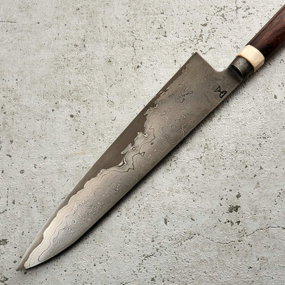 Radiona Breg Gyuto 250mm 1.2562 Damascus Clad Integral - Profile