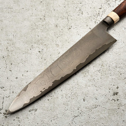 Radiona Breg Gyuto 250mm 1.2562 Damascus Clad Integral - Profile