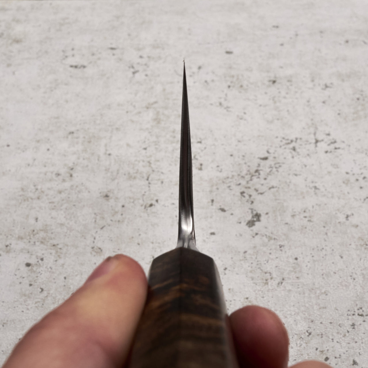 Radiona Breg Gyuto 250mm 1.2562 Kasumi San Mai "The Beast" - Choil