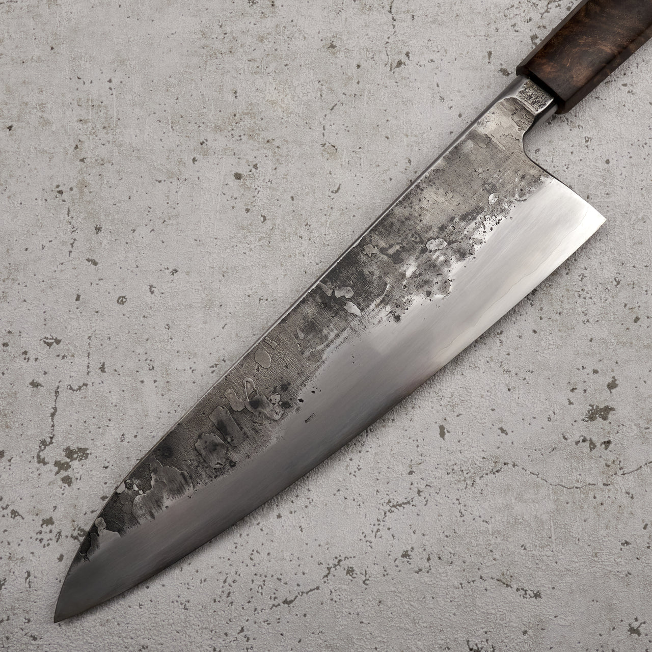 Radiona Breg Gyuto 250mm 1.2562 Kasumi San Mai "The Beast" - Profile