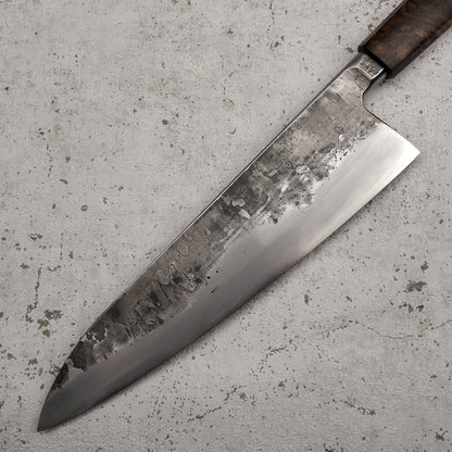 Radiona Breg Gyuto 250mm 1.2562 Kasumi San Mai "The Beast" - Profile