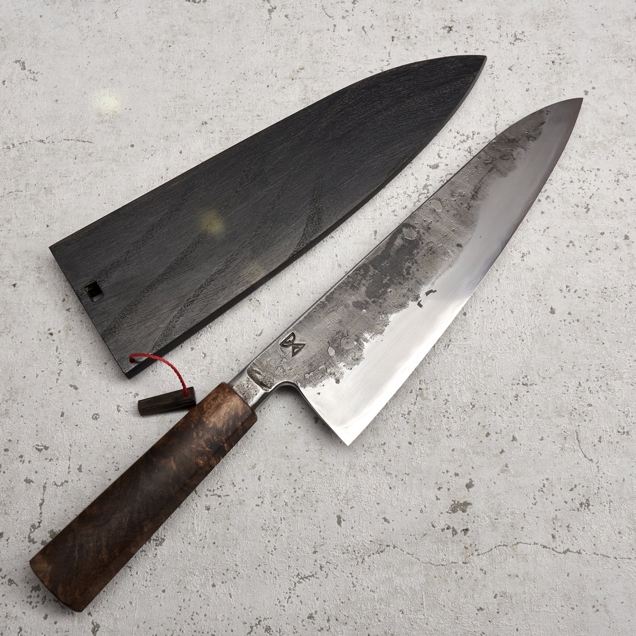 Radiona Breg Gyuto 250mm 1.2562 Kasumi San Mai "The Beast" - Saya