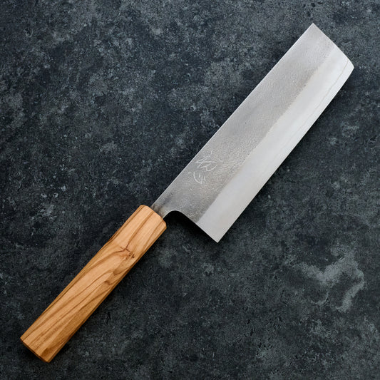 SKD Nakiri 165mm with Mono Olive Wood Handle