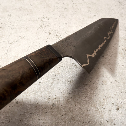 Santoku 180mm Silverline 1.2842 – side profile