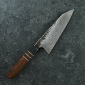 Santoku 180mm 100 Layer Damascus Turkish Walnut